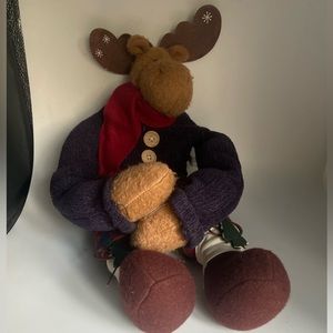 Christmas Moose Door Hanger